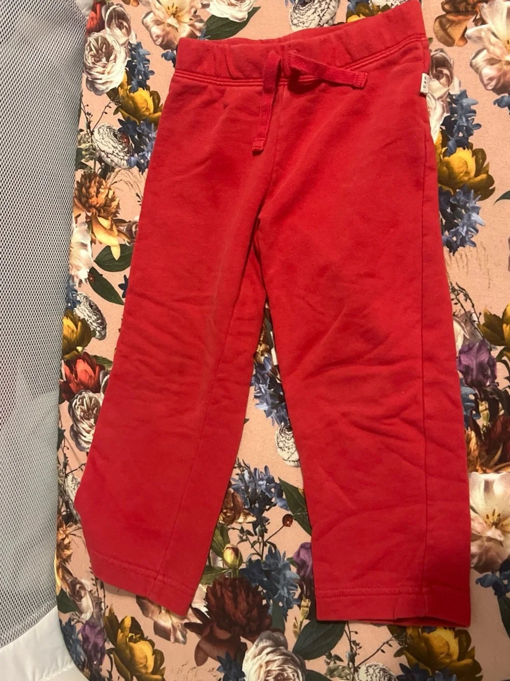 GAP Bright Red Kids Drawstring Sweatpants